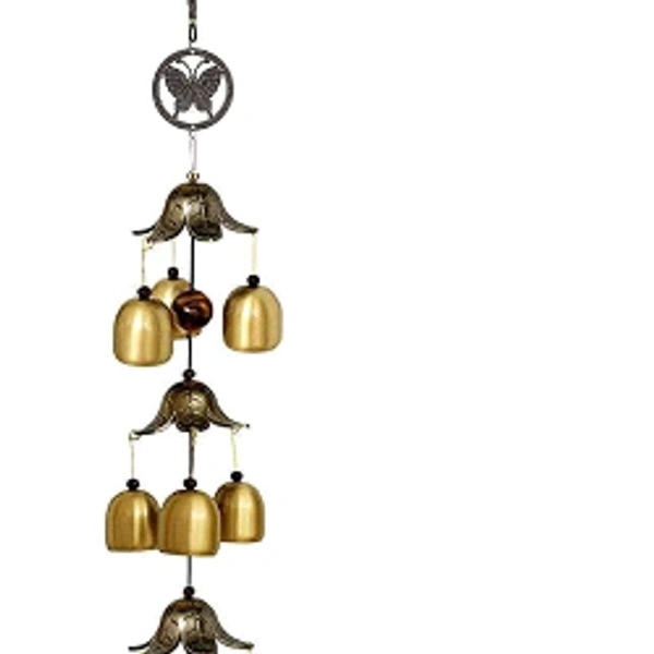 BLACK HORSE Metal Wind Chimes  Bells for Feng Shui   - Free Size,  Horse Metal, Feng Shui, Pack of1